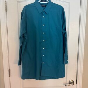 Stafford Blue Dress Shirt Classic Style